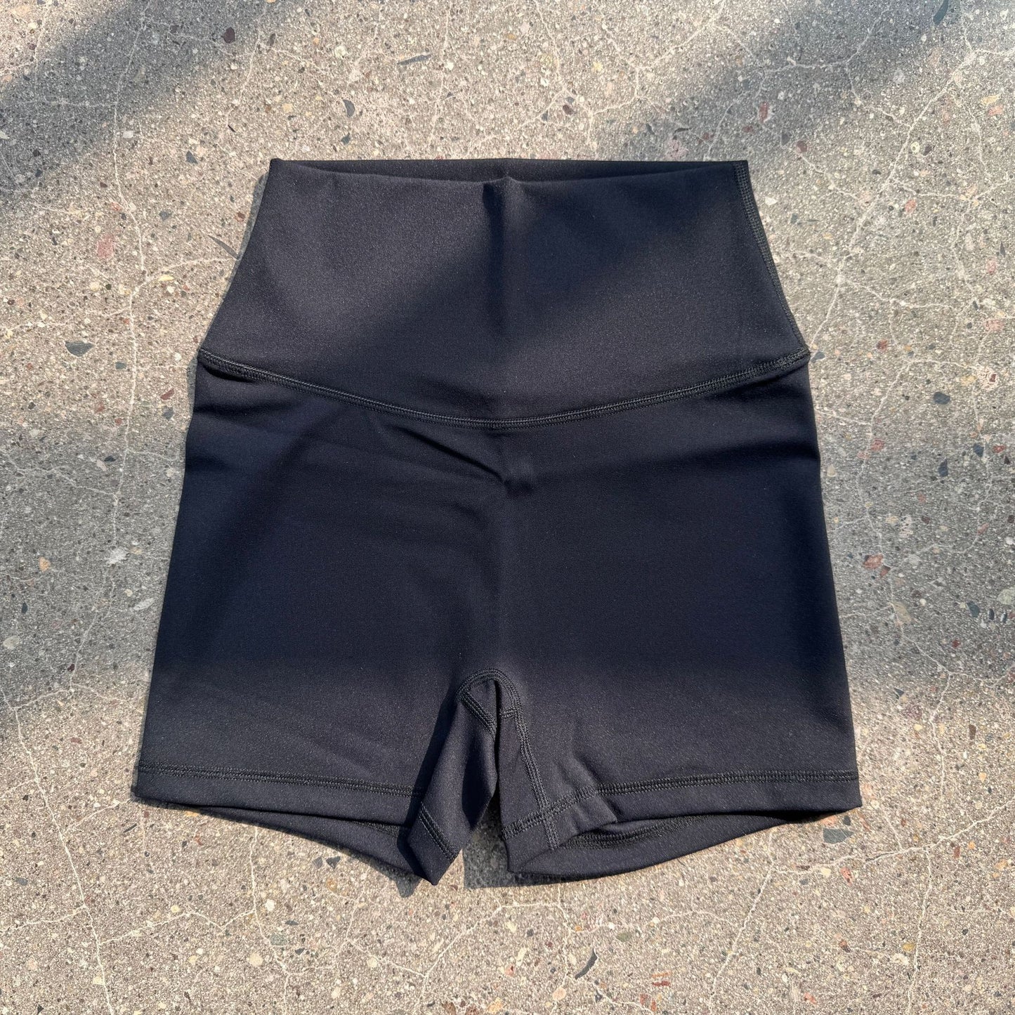 Magenta High Waist Yoga Shorts for Summer