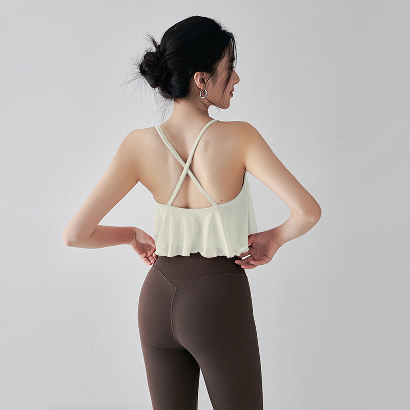 Cloud Mesh Sports Bra with Built-in Support