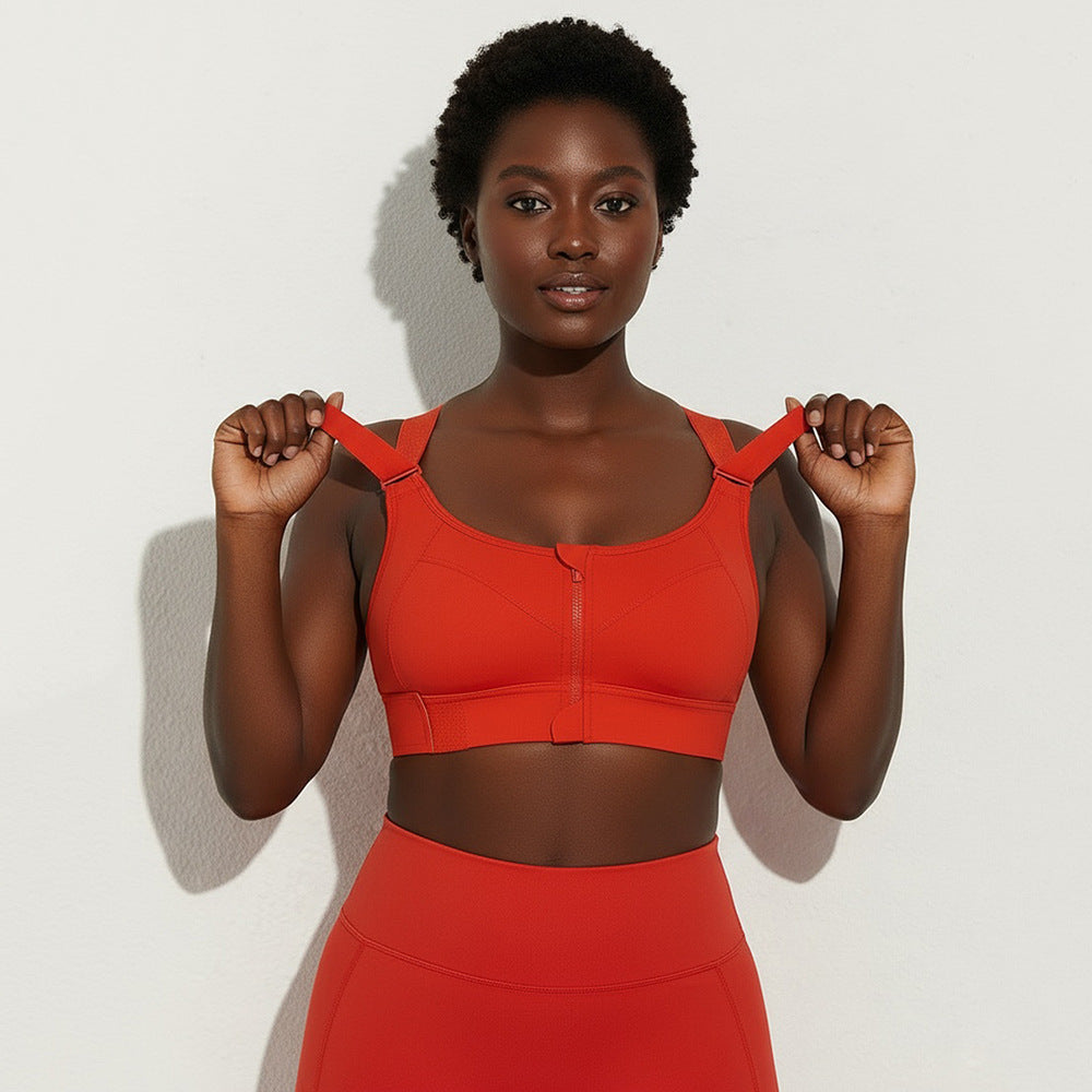 Plus-Size High-Impact Sports Bra for Running and Yoga