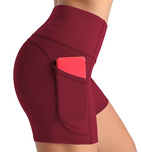 High-Waist Butt-Lifting Fitness Shorts with Side Pockets