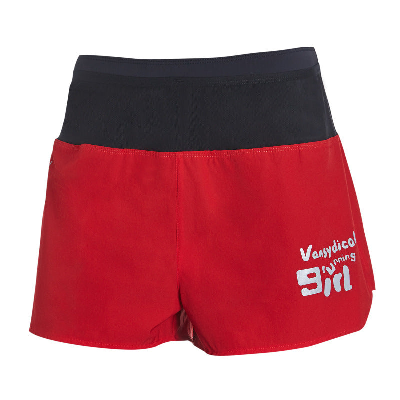 High-Waisted Running Shorts with Side Pockets for Women