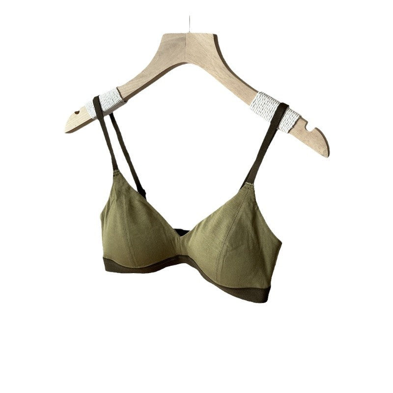 Wireless Modal Triangle Bralette - Comfortable French Style Bra