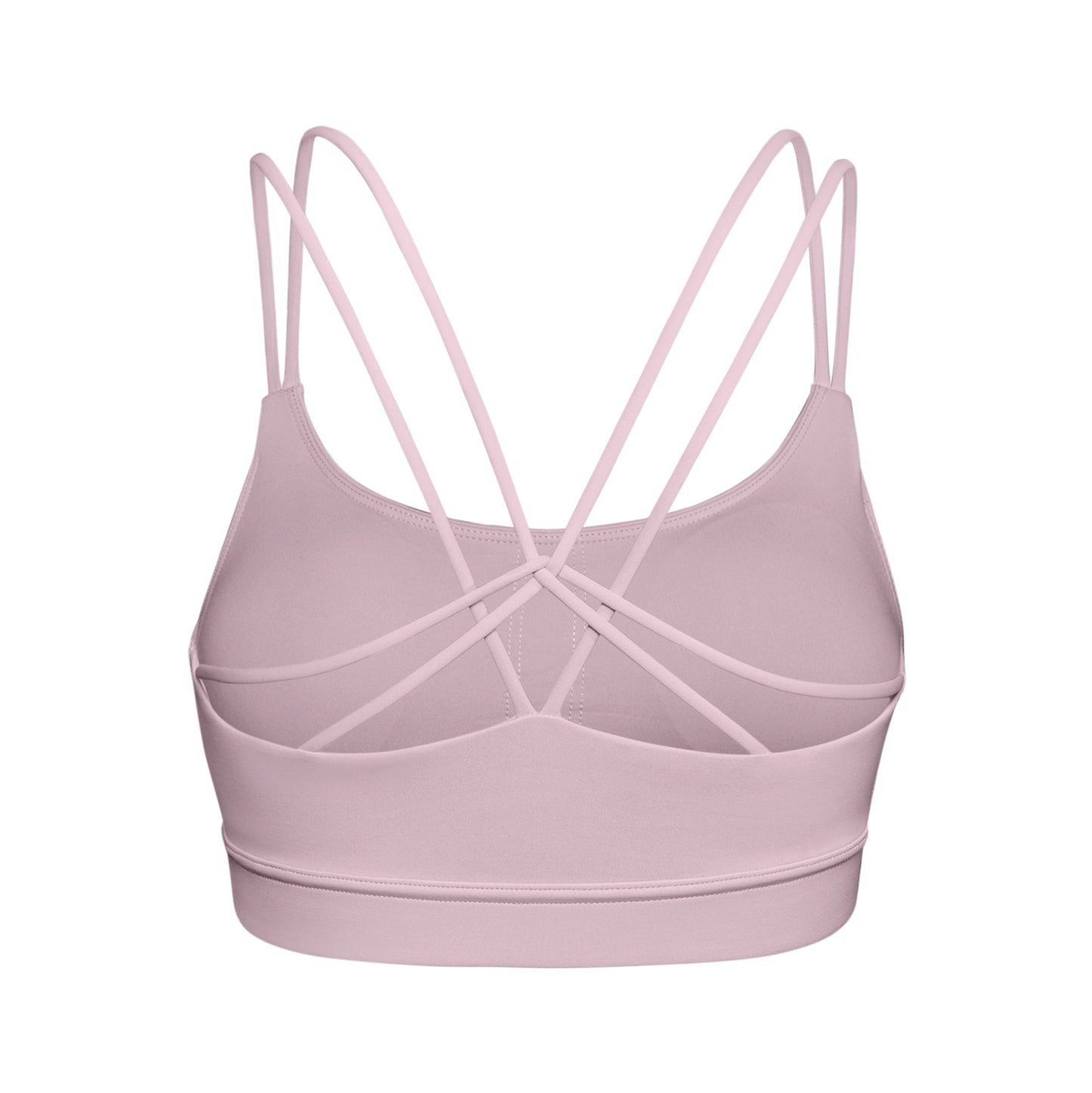 Sports bra with chest pad, bare-feel back, thin straps