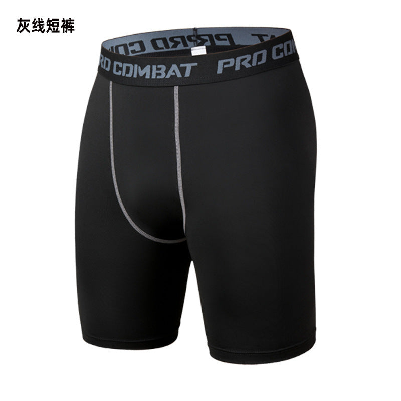 Matte Black High-Waisted Compression Shorts - Quick Dry Athletic Fit
