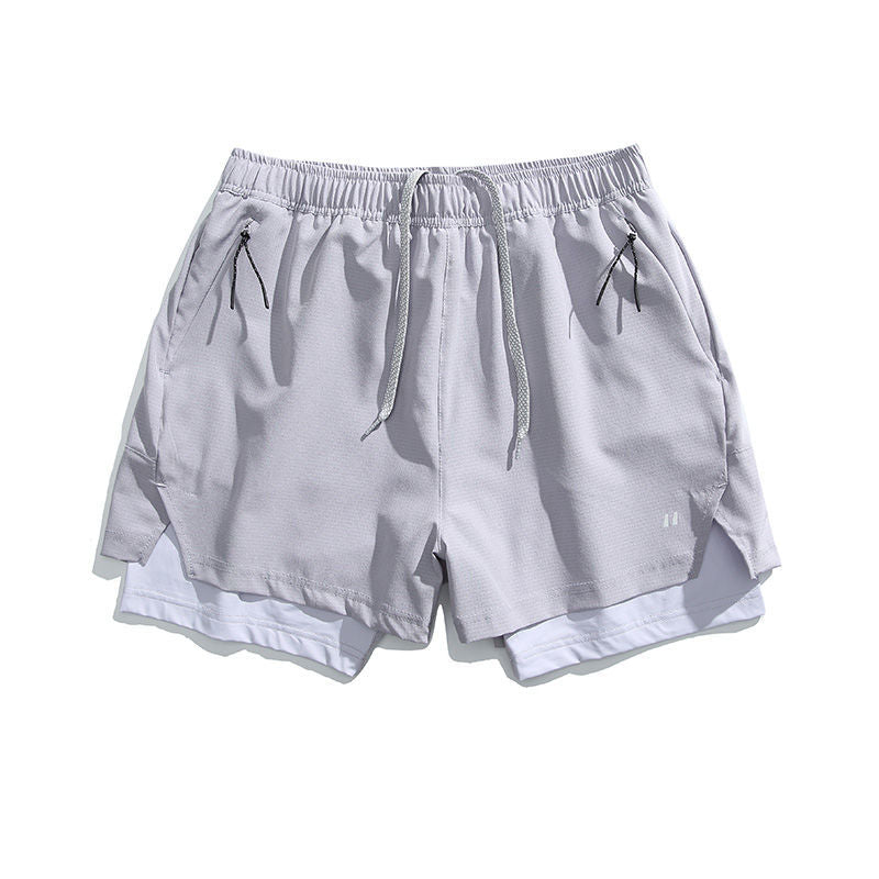 Double-Layer Outdoor Swim Shorts - Breathable Sports Shorts
