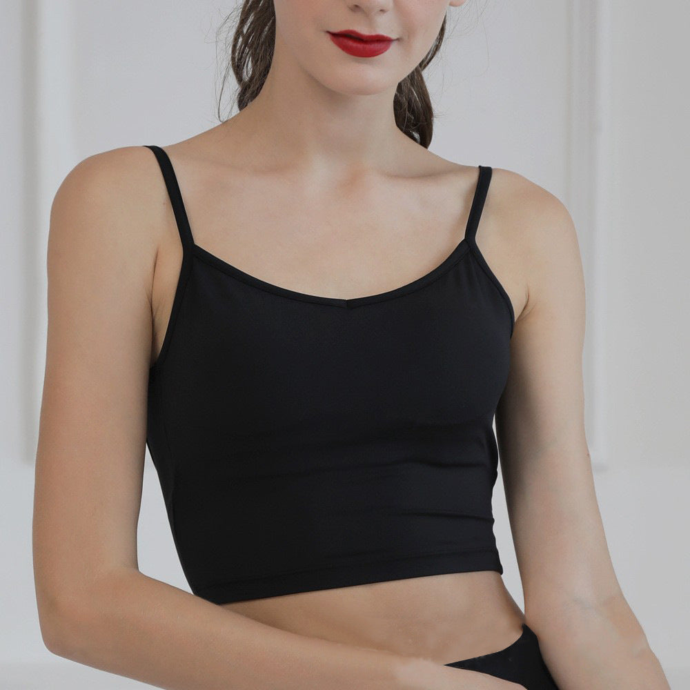 U-Shape Cut Sports Bra - Invisible Wireless Crop Top