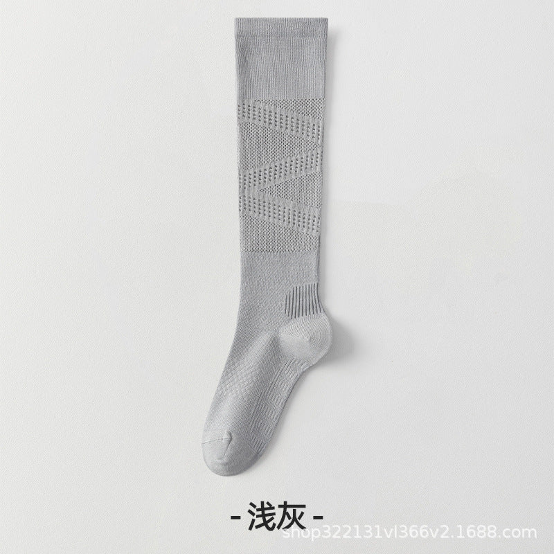Breathable Mesh Calf Compression Socks for Women - Sporty Everyday Wear