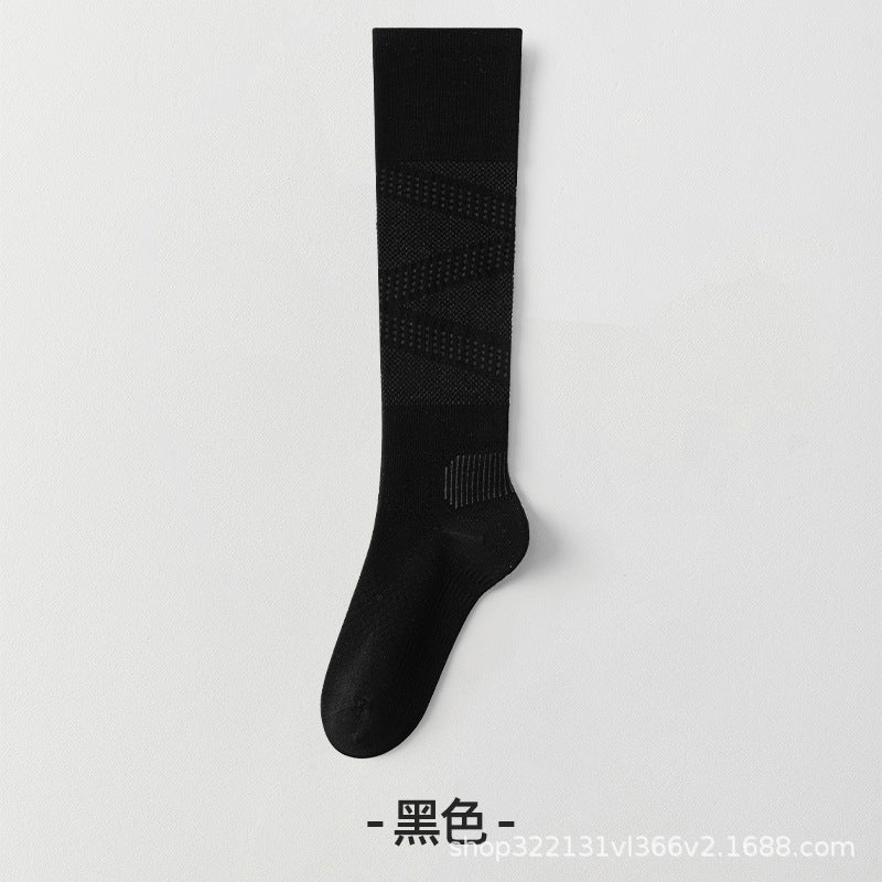 Breathable Mesh Calf Compression Socks for Women - Sporty Everyday Wear