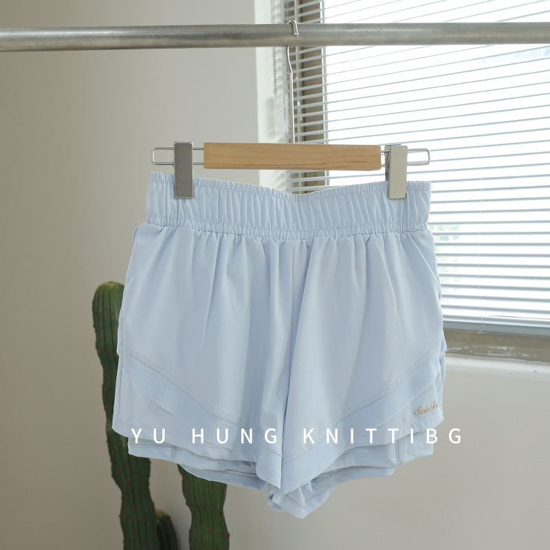 High-waisted comfy shorts