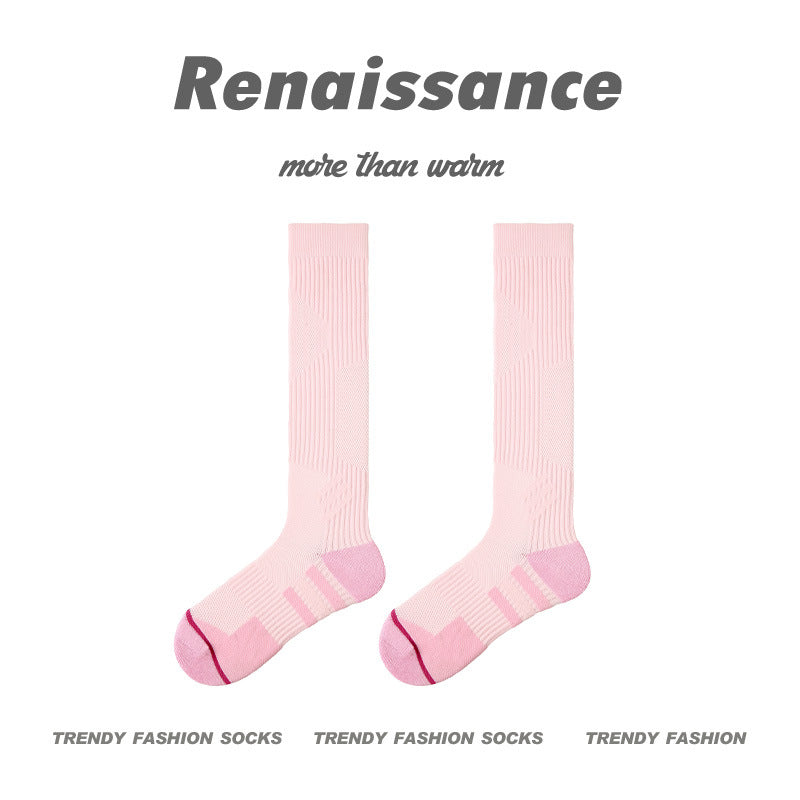 Women's Compression Knee High Socks for Running & Sports