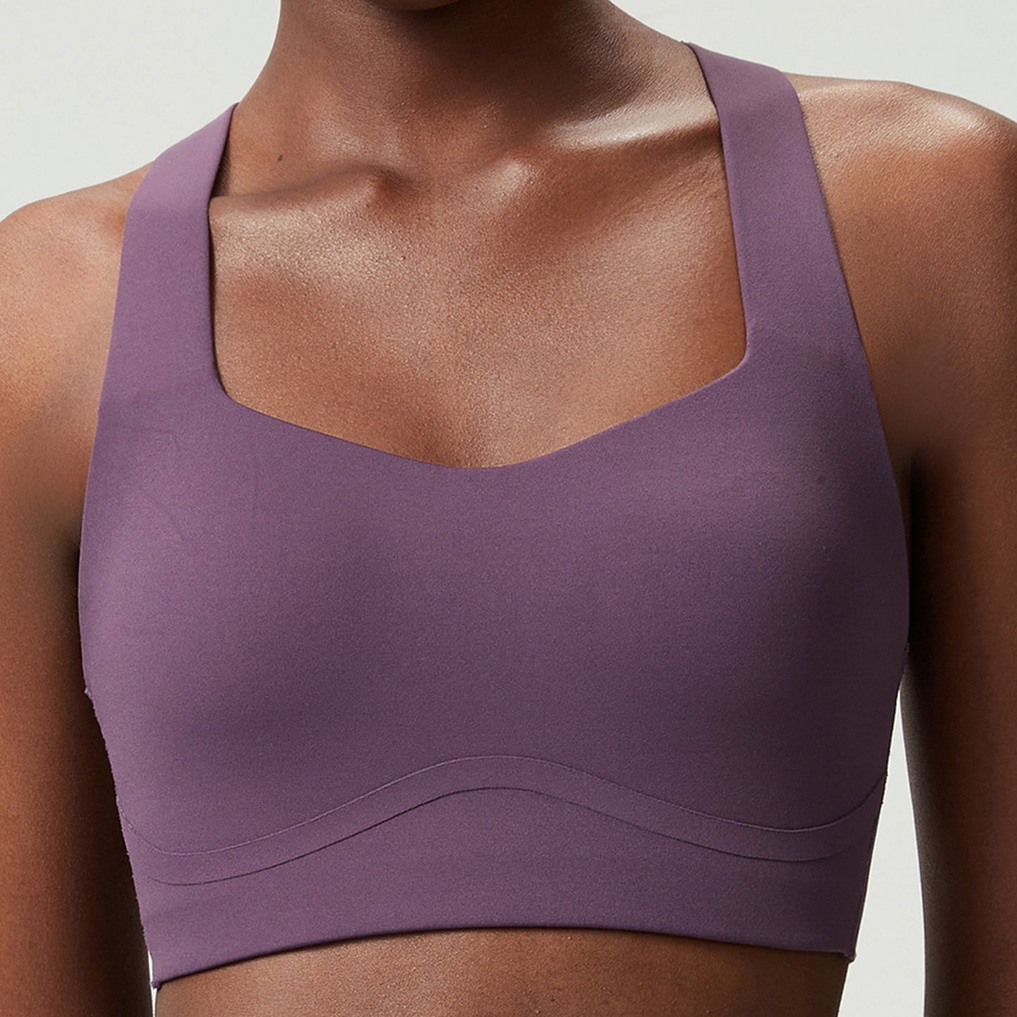 Molded Cup Sports Bra High Impact Anti-Shock Yoga Fitness Bra