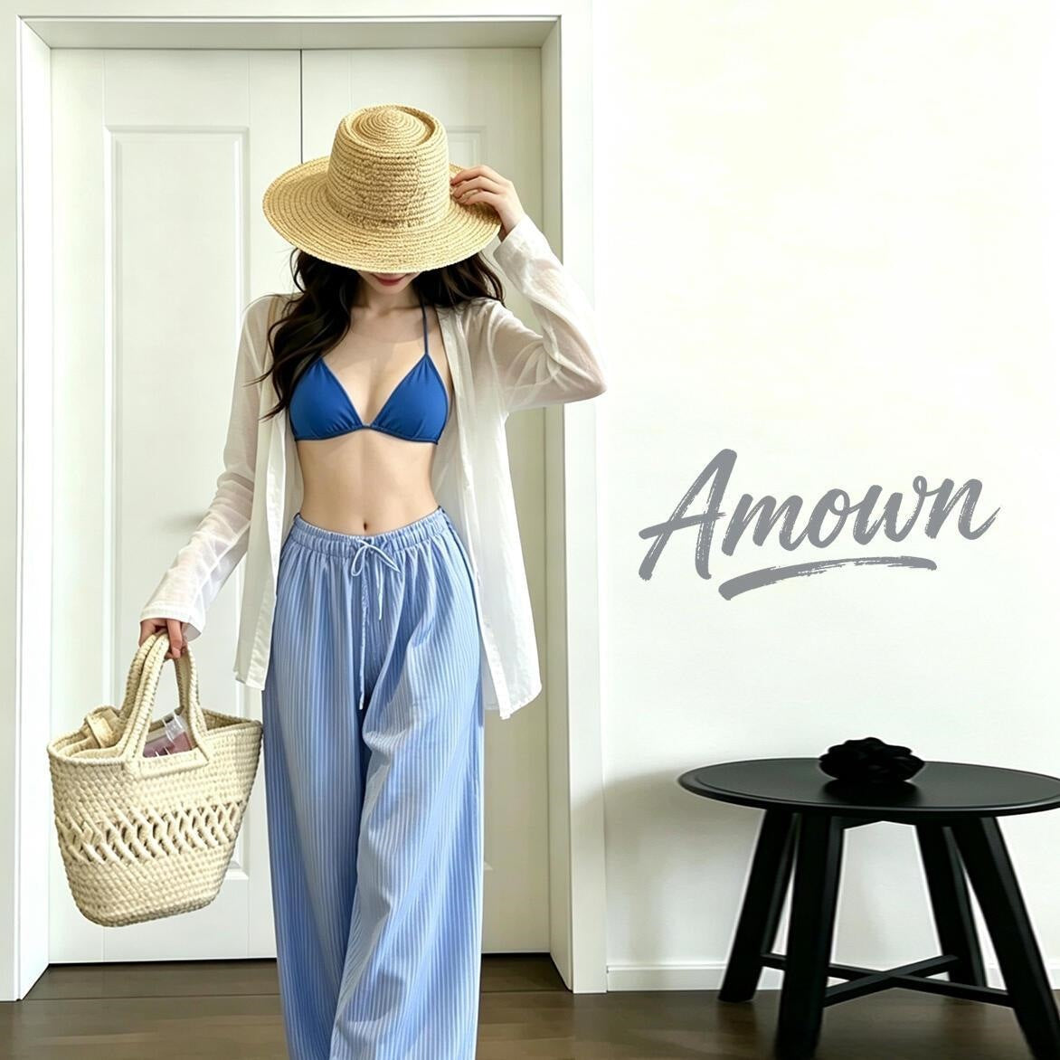Korean sea resort bikini set