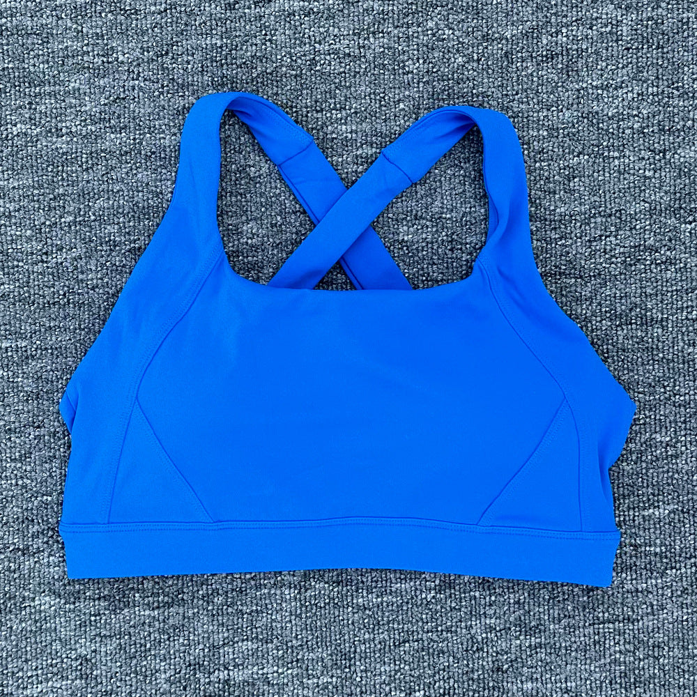 High Impact Cross Strap Sports Bra