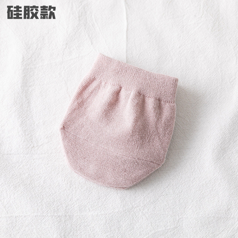 Invisible Half Palm Socks for Women - No Show Boat Socks Summer Thin Cotton