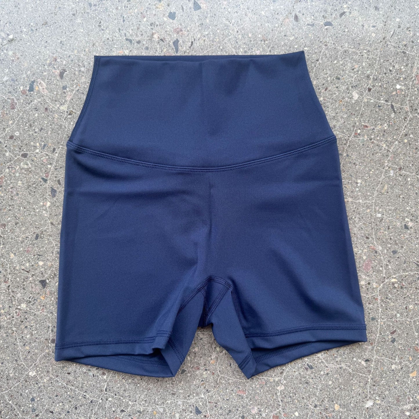 Magenta High Waist Yoga Shorts for Summer