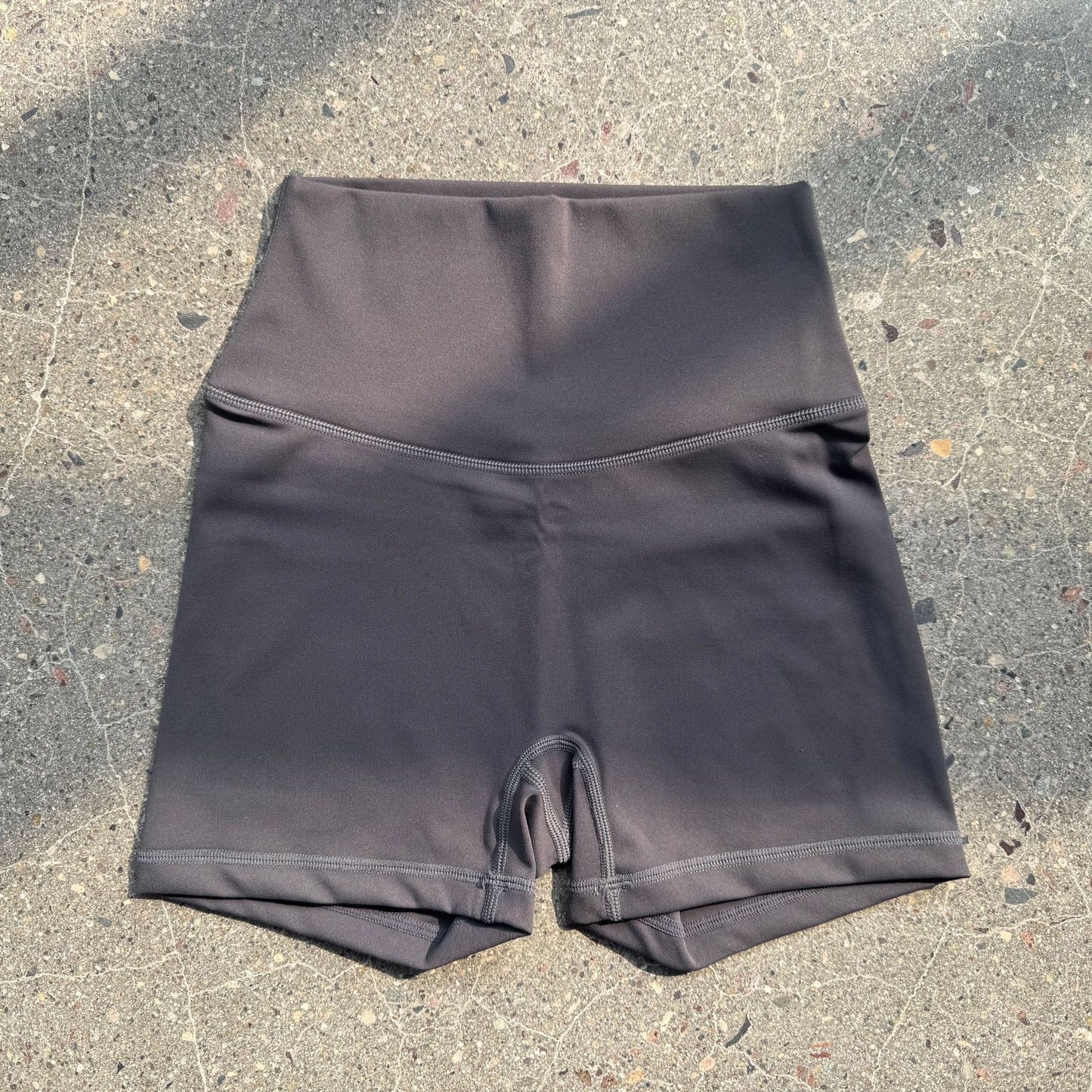 Magenta High Waist Yoga Shorts for Summer