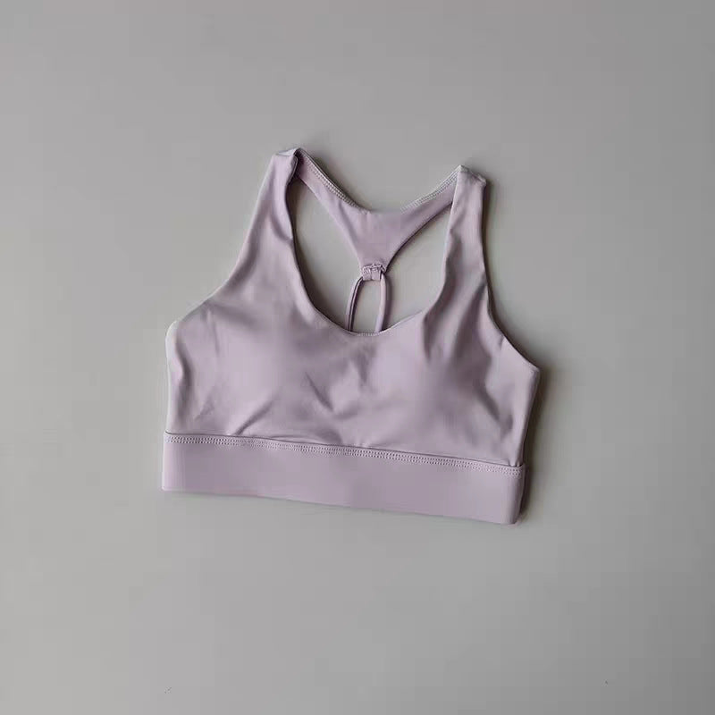 Bareback Sports Bra with Fixed Cups - Mid-Intensity Support
