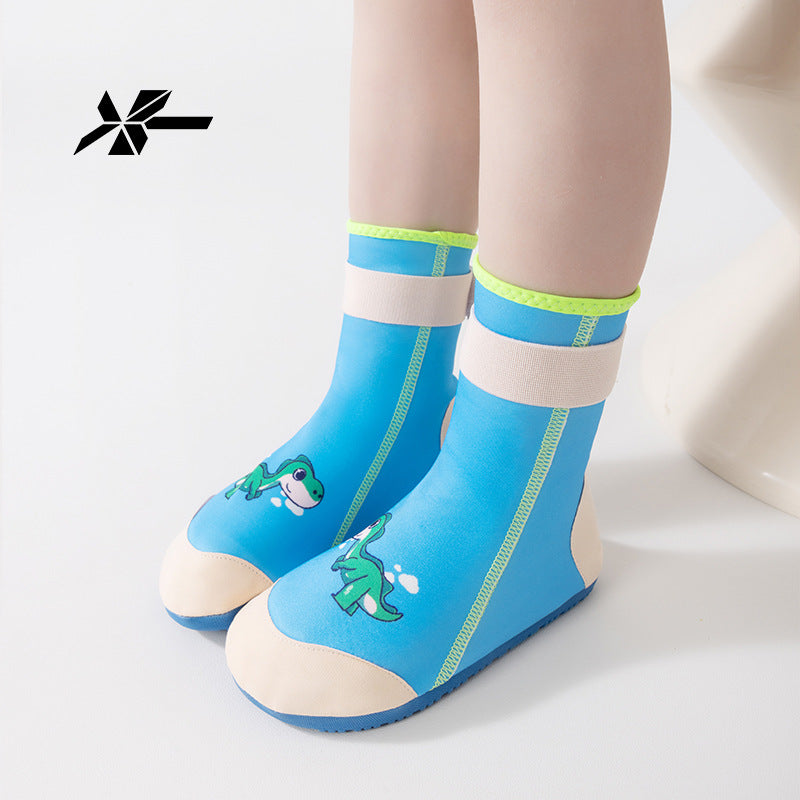 Quick-Dry Cartoon Sock Shoes for Kids Beach Hiking Swim Pool Foot Protection