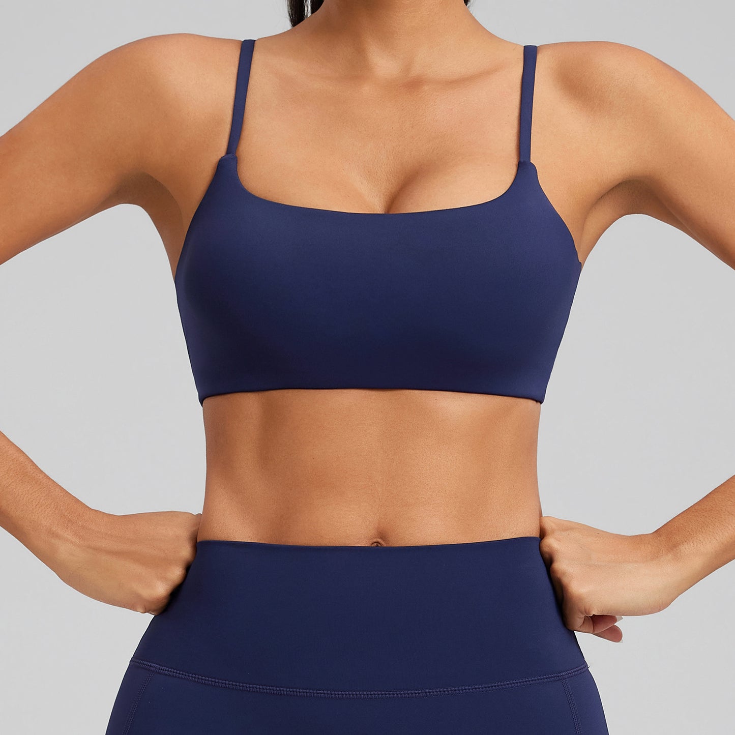 Y-Back Sports Bra with Padded Cups