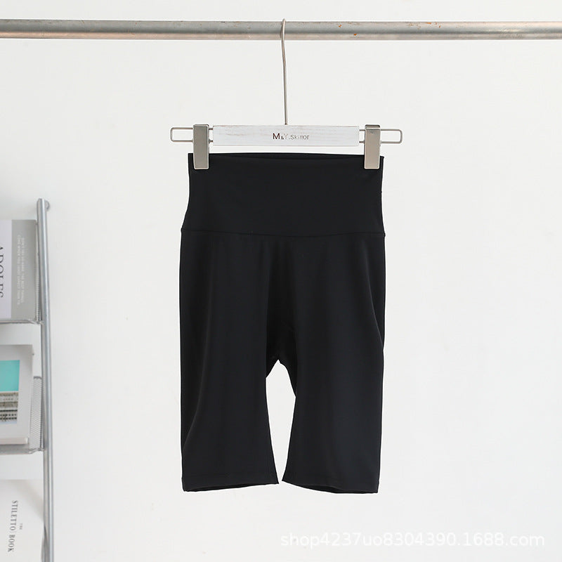 High Waist Five-Inch Yoga Shorts for Summer