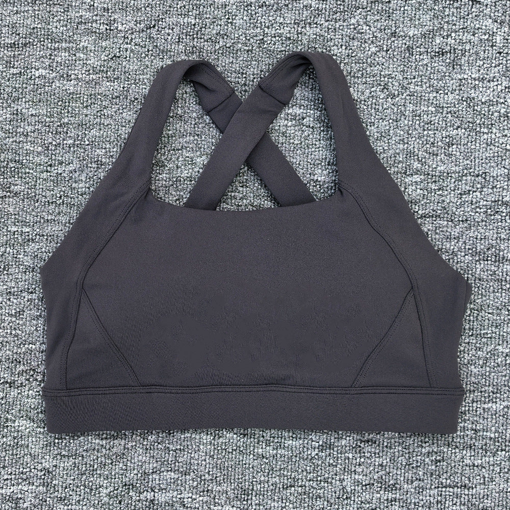 High Impact Cross Strap Sports Bra