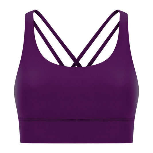 High-Intensity Supportive Crossover Back Yoga Bra