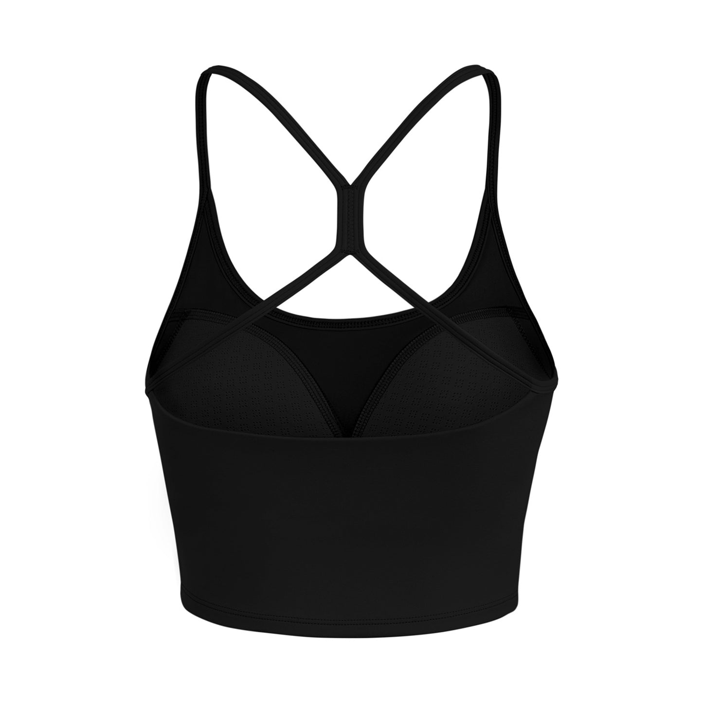 Crisscross Strappy Crop Sports Bra