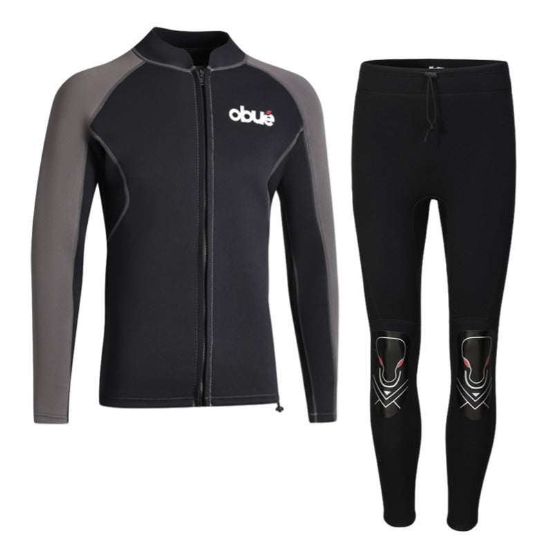 Long Sleeve UV Protection Rash Guard Two-Piece Swim Set
