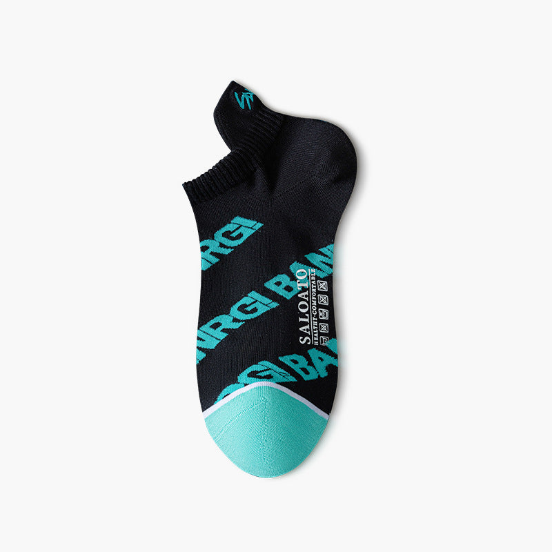 Men's Pure Cotton Ankle Socks - Breathable Summer Boat Socks