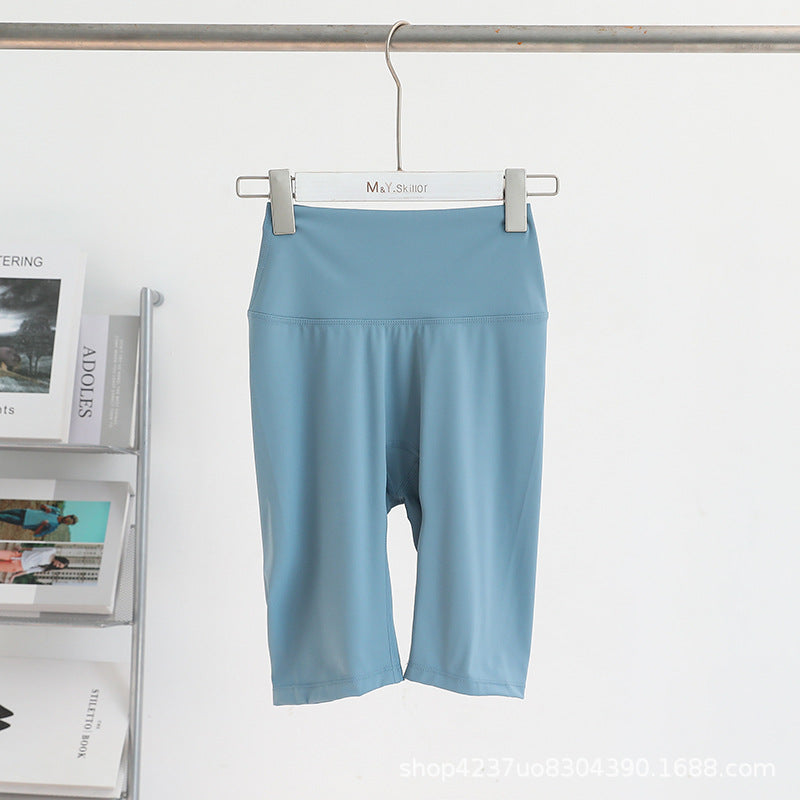 High Waist Five-Inch Yoga Shorts for Summer