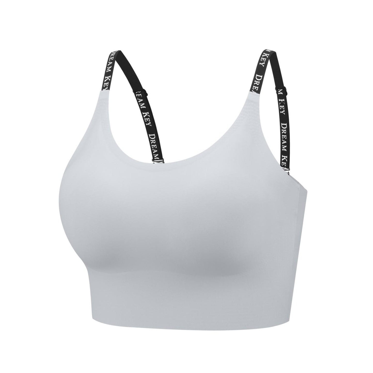 Adjustable Strap Crop Tank Sports Bra Jelly Gel Pad Yoga Gym
