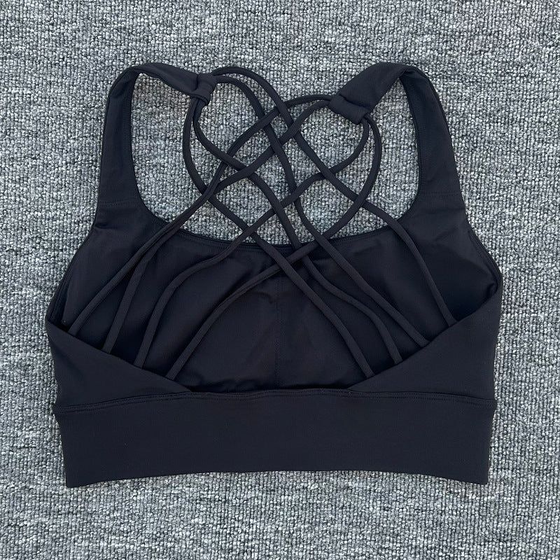 High Intensity Criss Cross Back Sports Bra, High Support