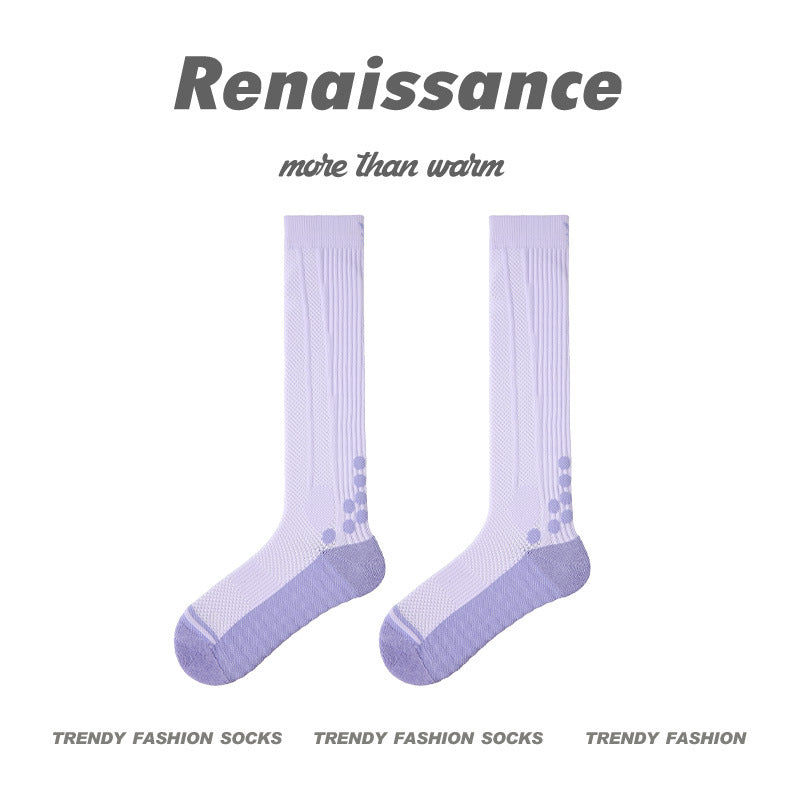 Women's Compression Knee High Socks for Running & Sports
