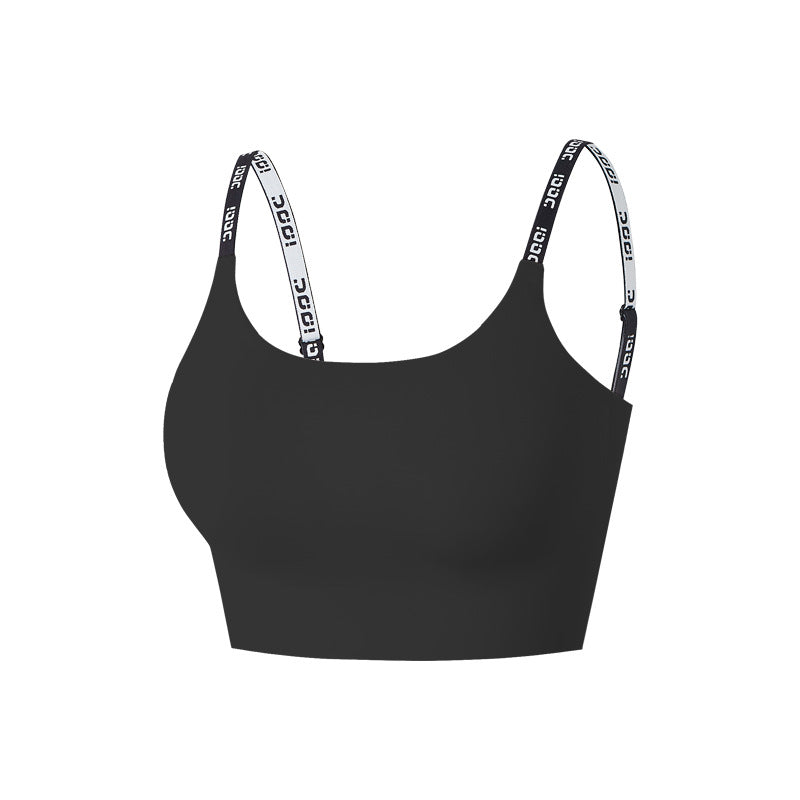 Seamless Invisible Yoga Sports Bra One-Piece Support