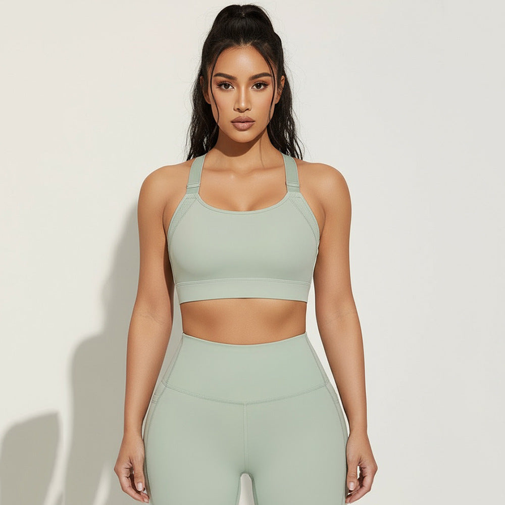 High-Impact Support Sports Bra for Running and Fitness