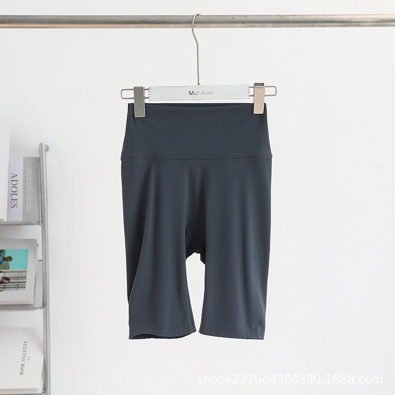 High Waist Five-Inch Yoga Shorts for Summer