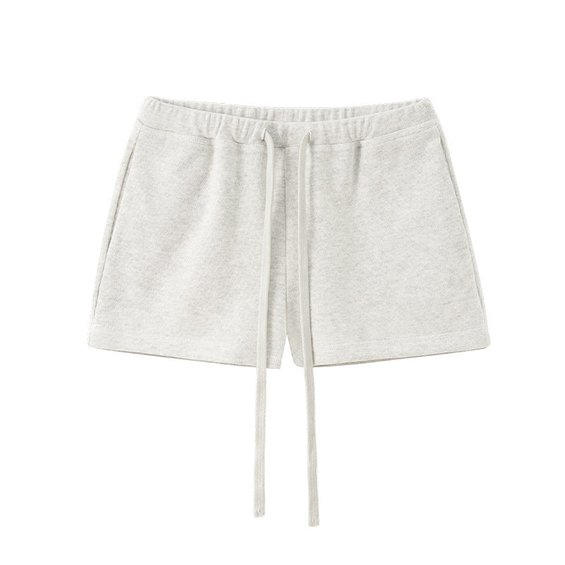 low rise drawstring shorts, cotton lounge shorts, summer active shorts