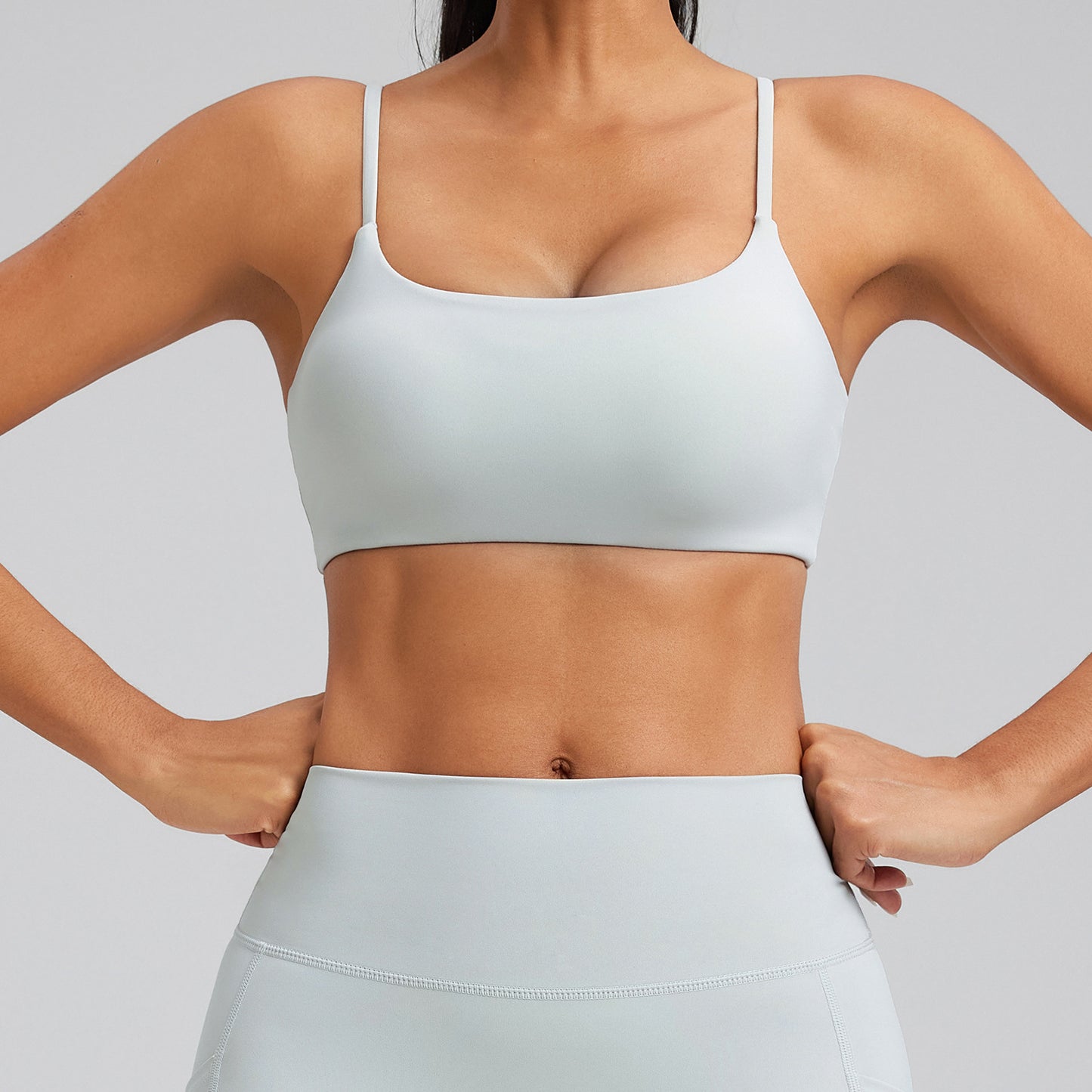 Y-Back Sports Bra with Padded Cups