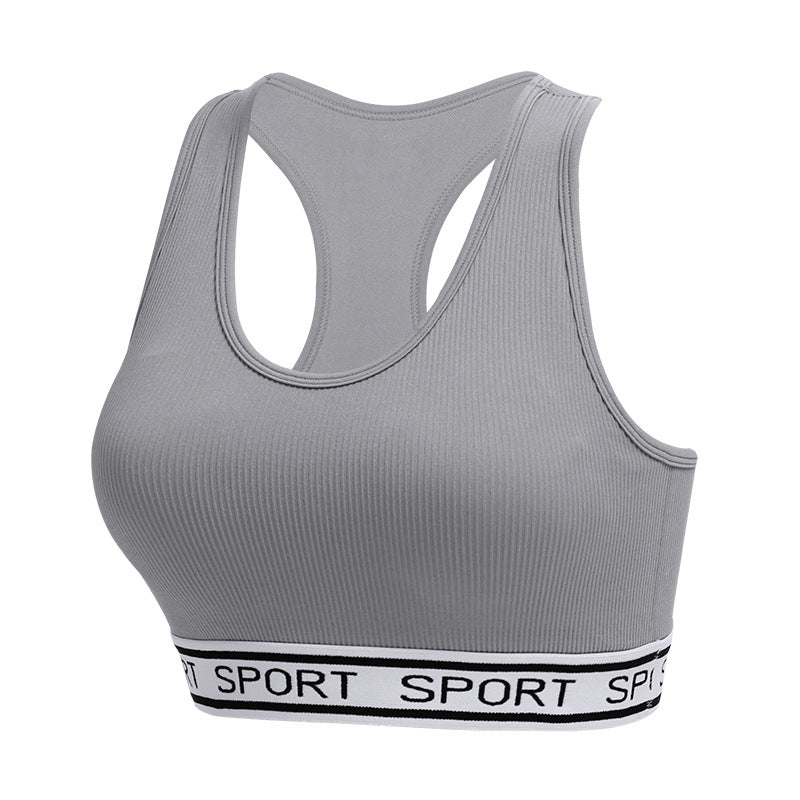 supportive racerback sports bra