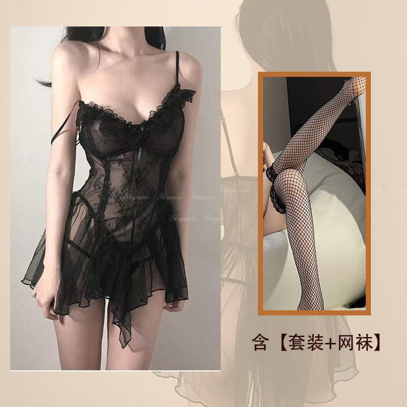Sexy Micro-Sheer Princess Nightie