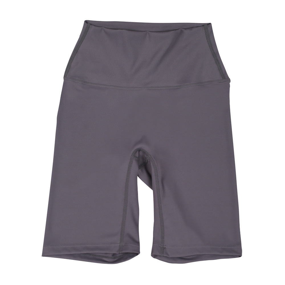 High Waist Five-Quarter Leg Yoga Shorts