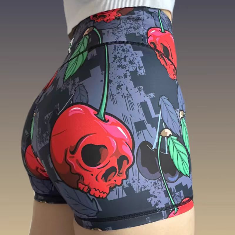 High Waist Butt-Lifting Yoga Shorts for Women