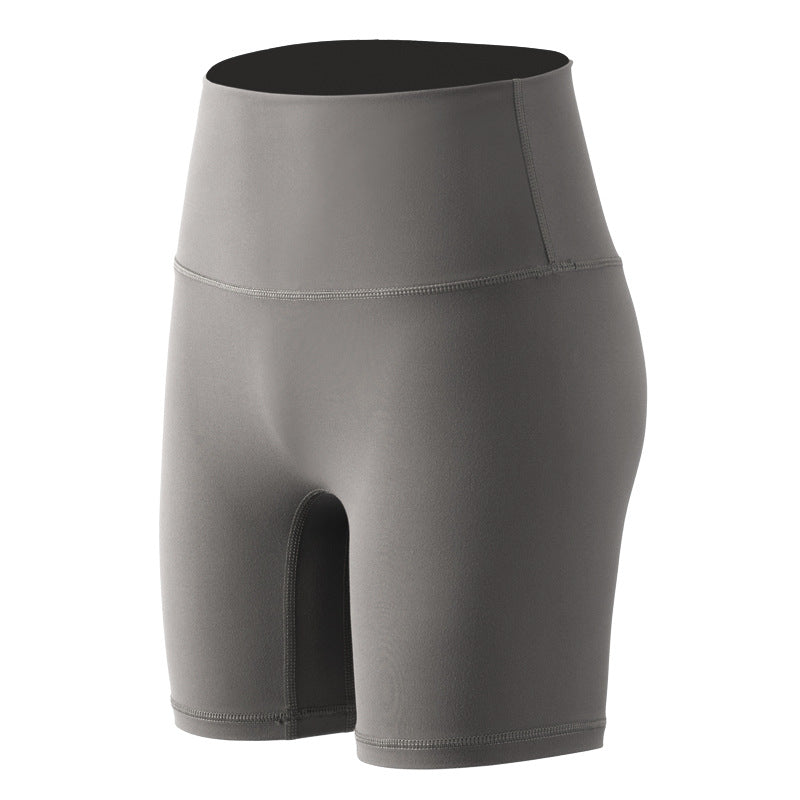 High-Waisted Peach-Booty Yoga Shorts for Fitness & Activewear