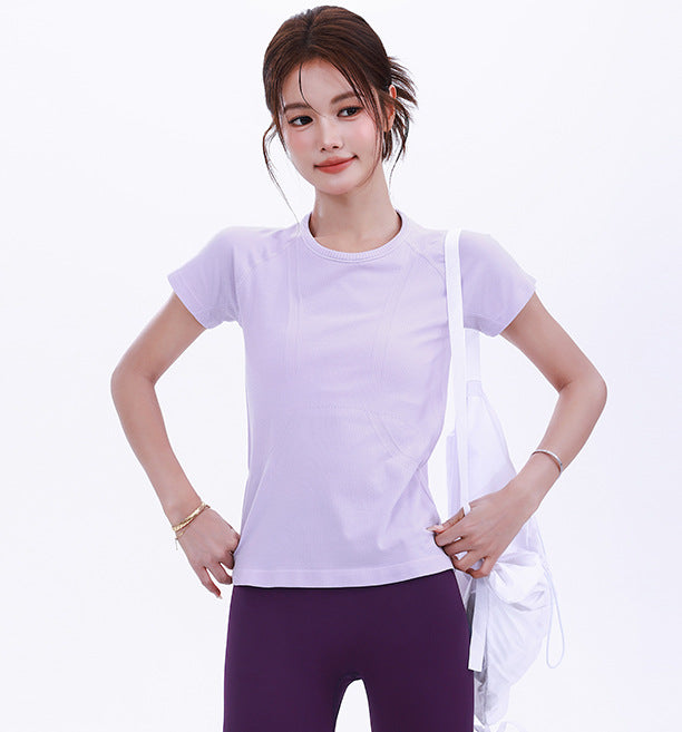 Grape Purple Drawstring Sports Shorts Activewear Set