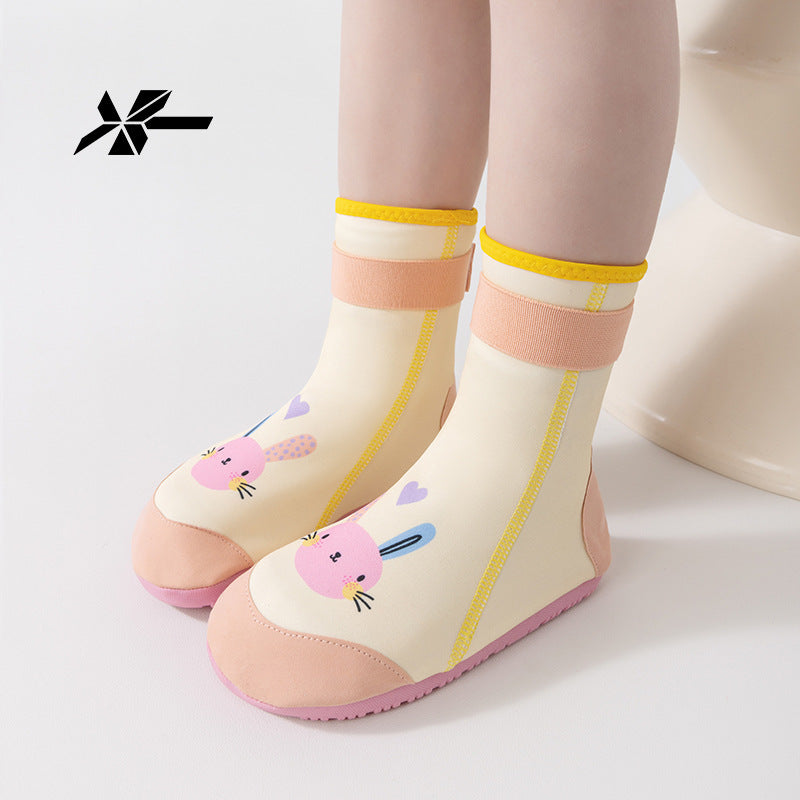 Quick-Dry Cartoon Sock Shoes for Kids Beach Hiking Swim Pool Foot Protection