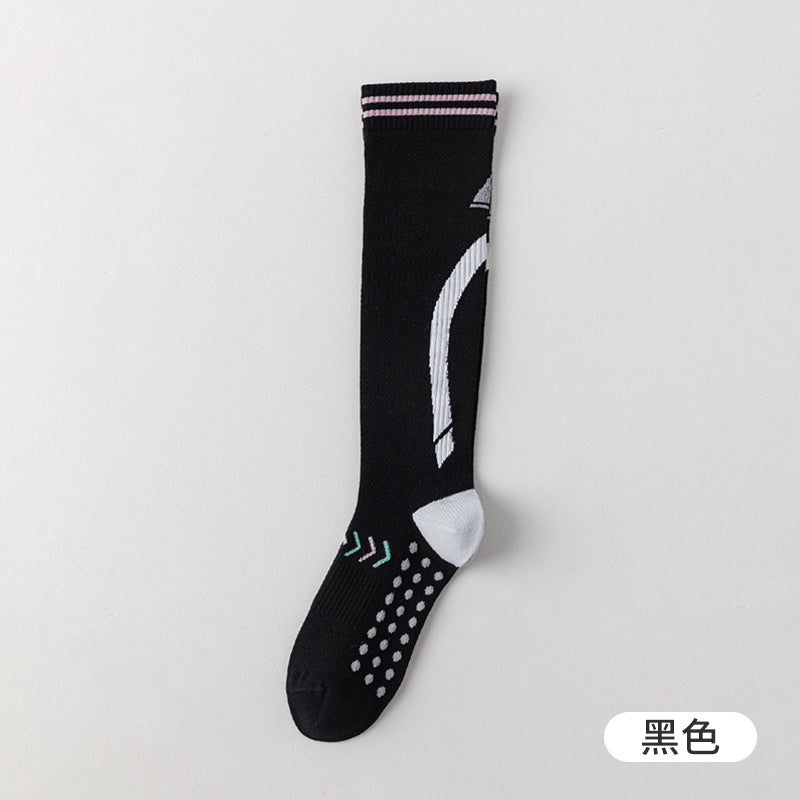 Performance Compression Calf Socks with Reflective Details for Cycling and Running