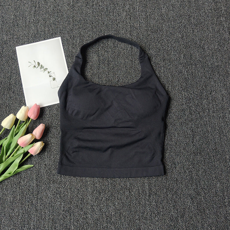 Seamless Yoga Vest | Premium Strappy Tank Top for Running & Fitness