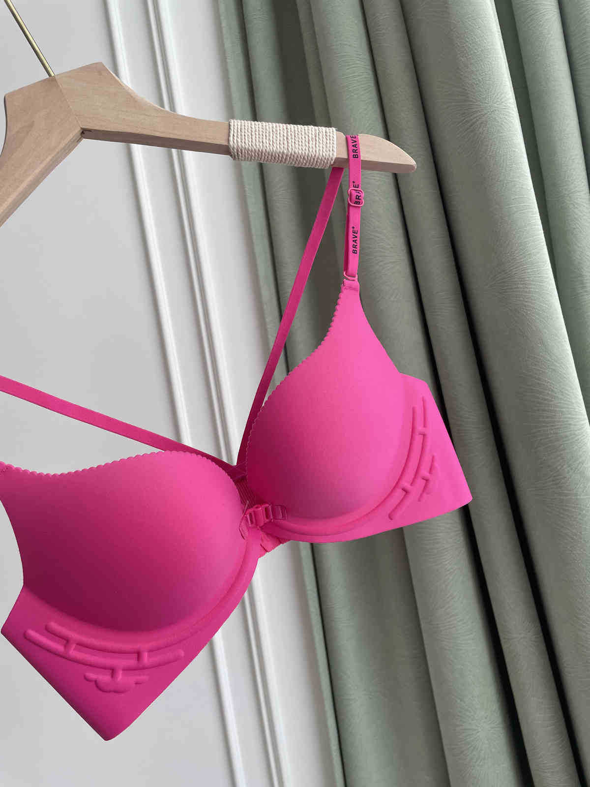 Front Hook Wireless Push Up Bra - Beautiful Back Support for Small Bust