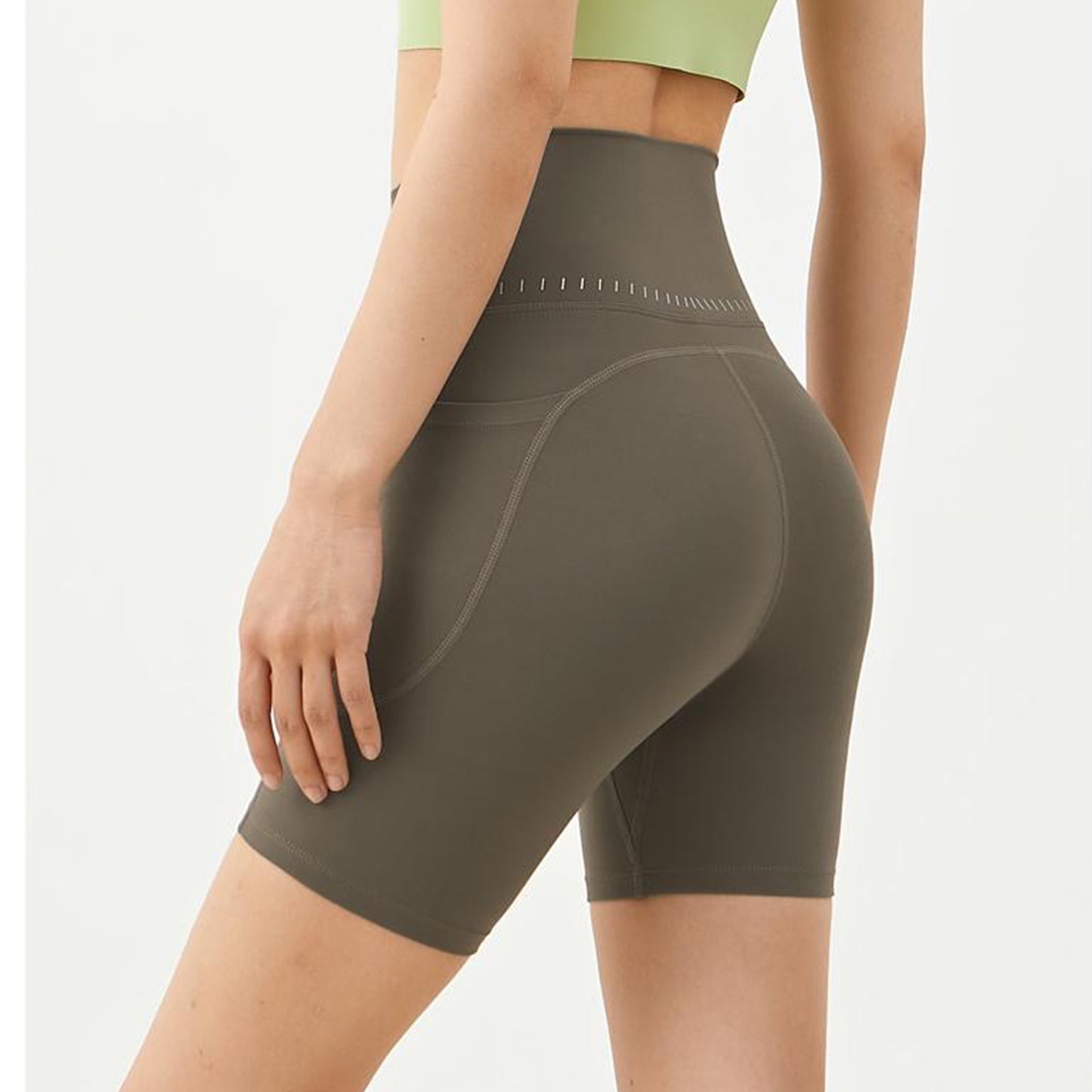 Peach Butt Lift Three-Quarters Yoga Shorts High-Waist Sculpting