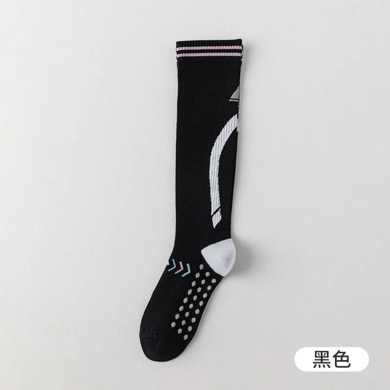 Performance Compression Calf Socks with Reflective Details for Cycling and Running